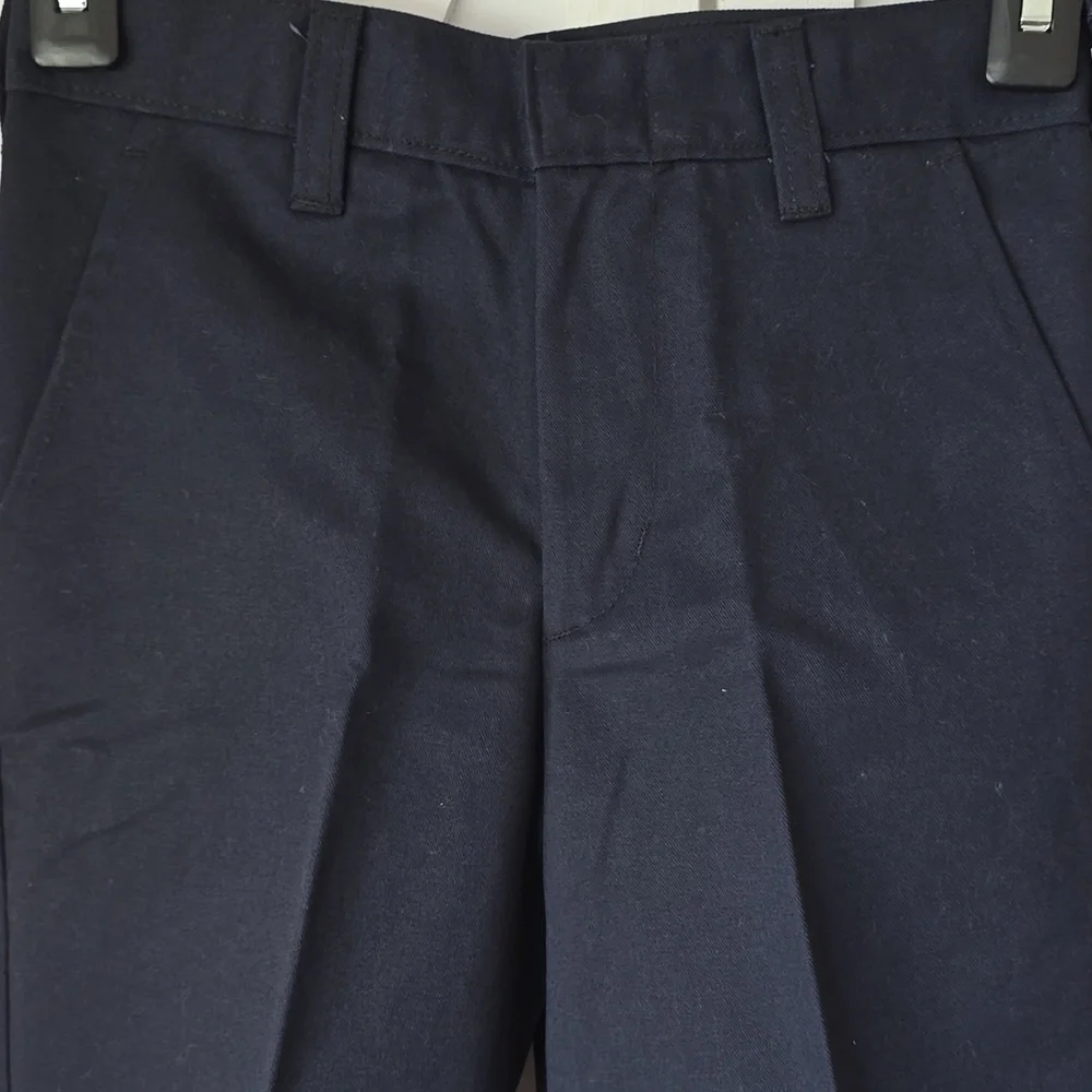 Schools Apparel - Boys Dark Navy Pants and V-Neck Sleeveless Sweater Vest (SET)